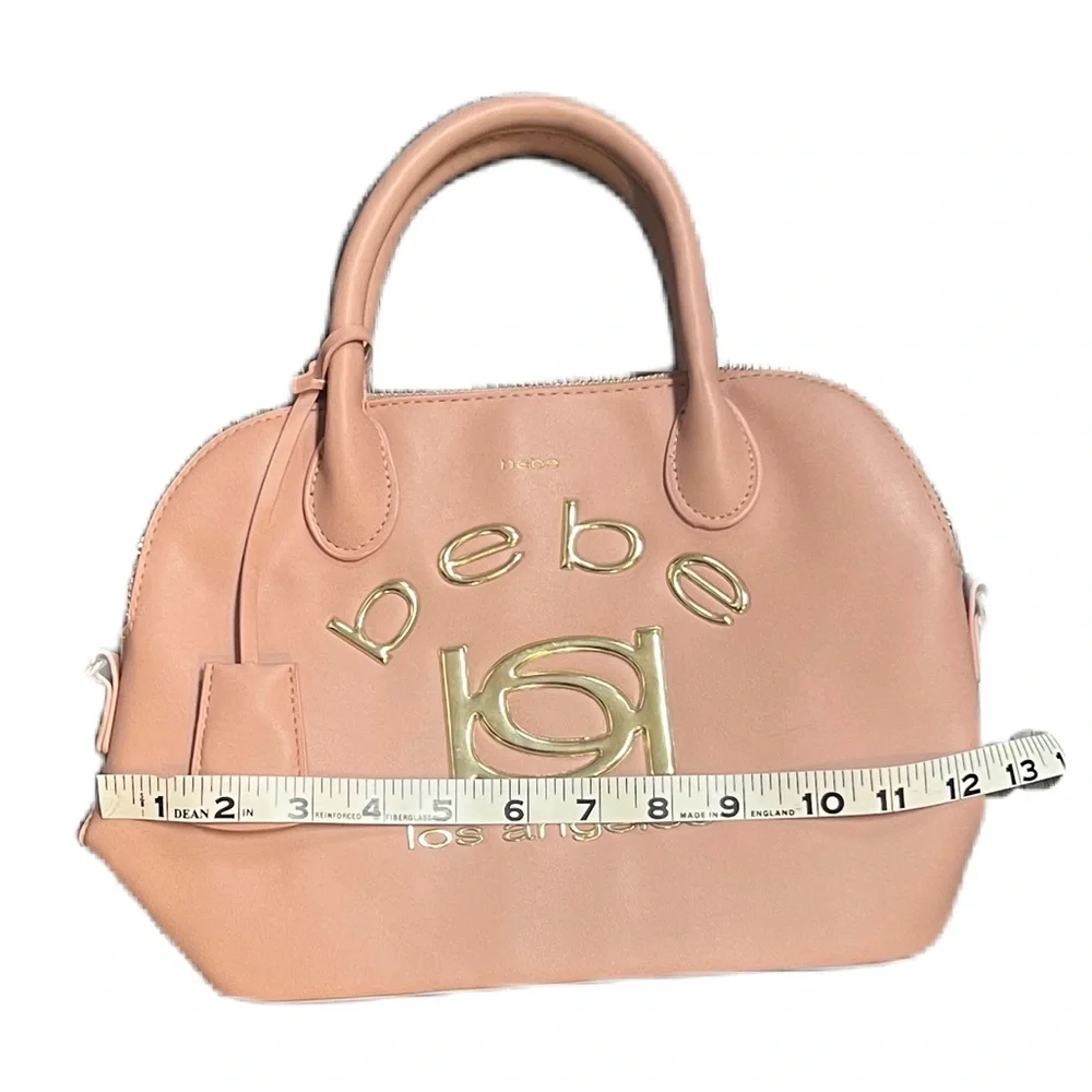Bebe Kayla Dome Satchel Purse Handbag